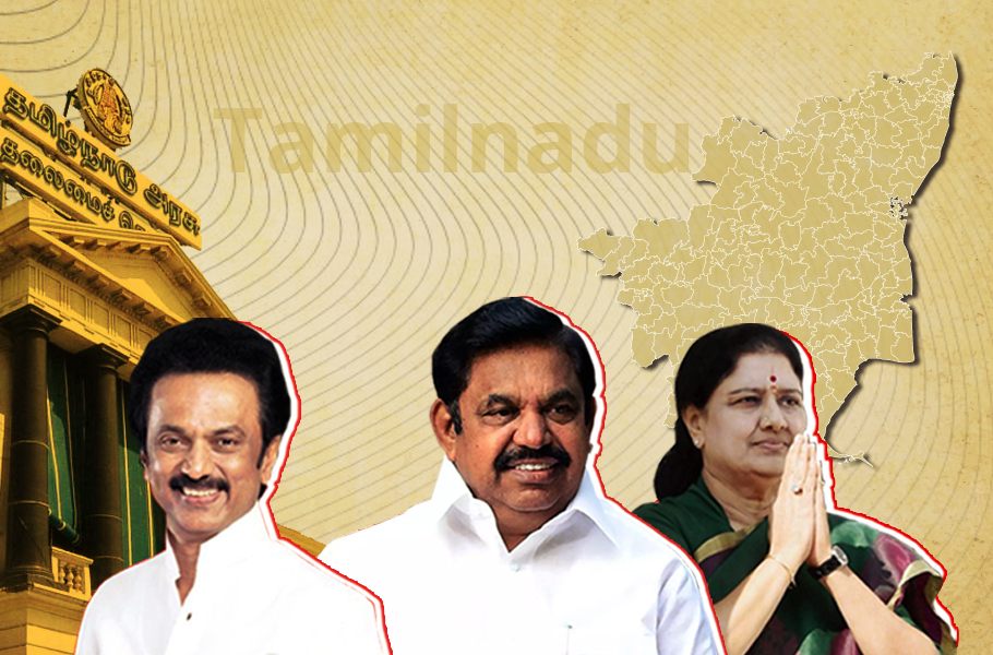 Mega Dravidian clash with BJP subtitles in single-phase TN polls