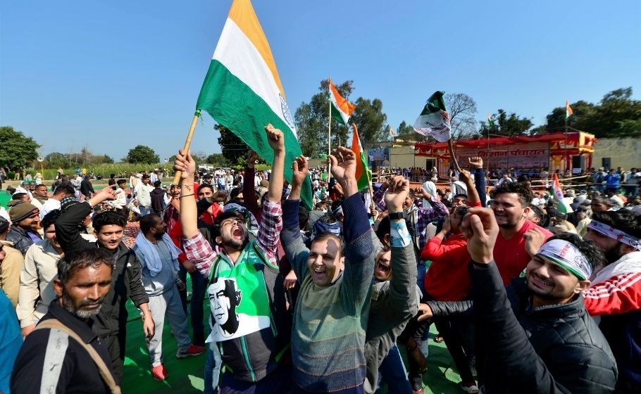 farmers protest