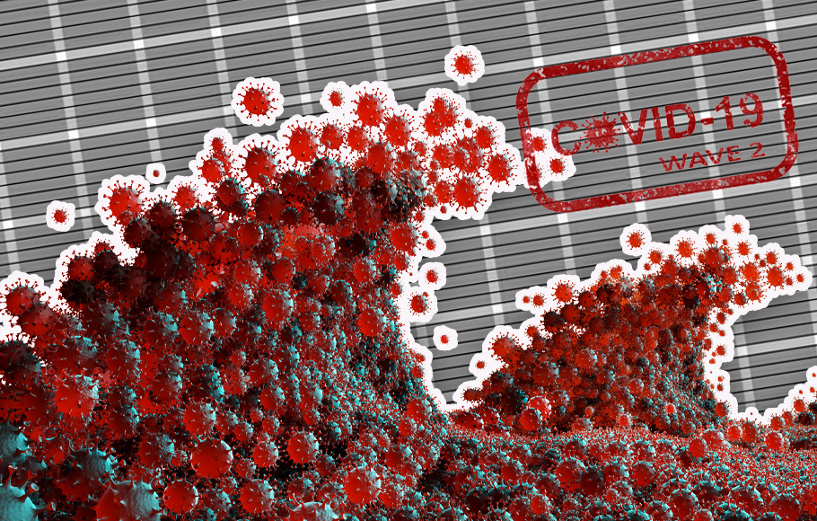 The second wave, emerging variants and the vaccines