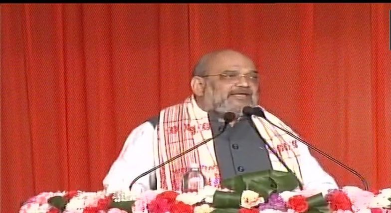 Cong allying with outfits that wish to divide nation: Shah in Assam
