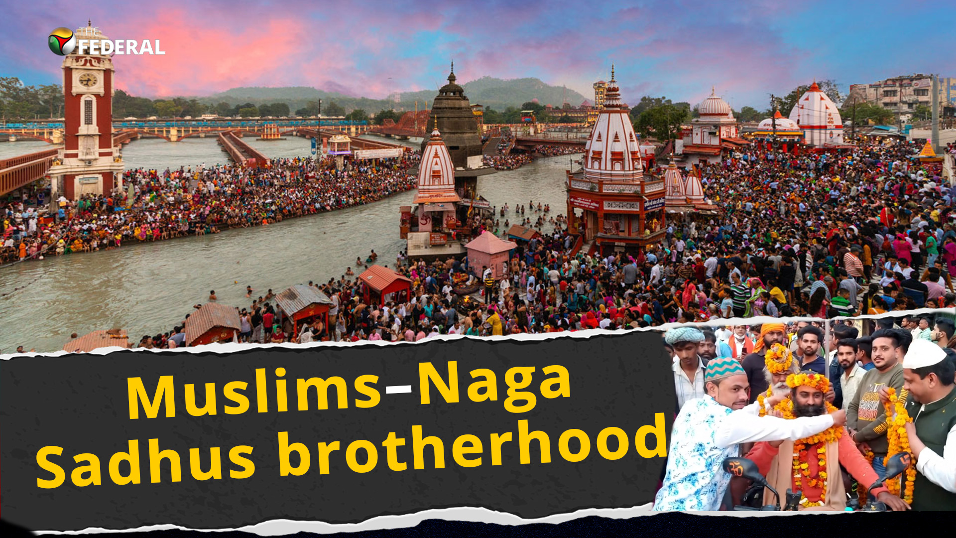 Haridwar Muslims welcome Naga sadhus ahead of Kumbh