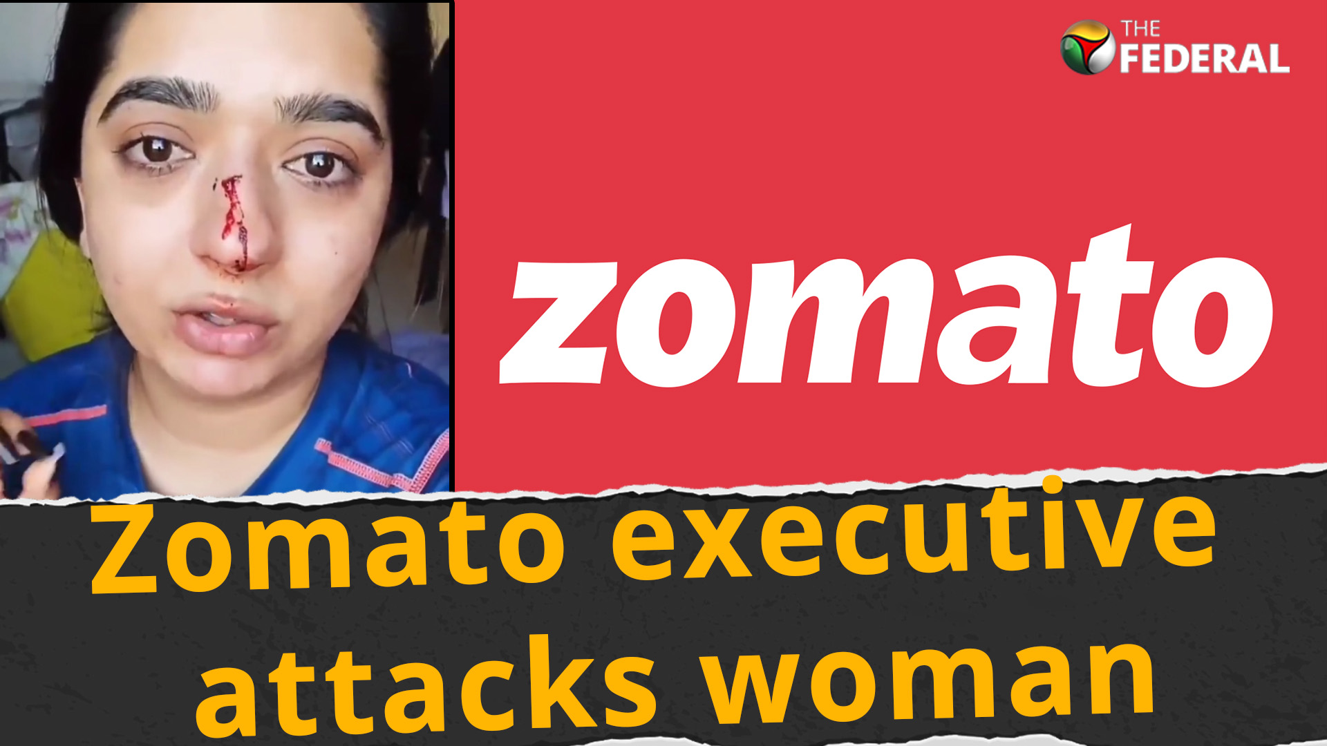 Zomato delivery executive attacks woman, leaves her with fractured nasal bone