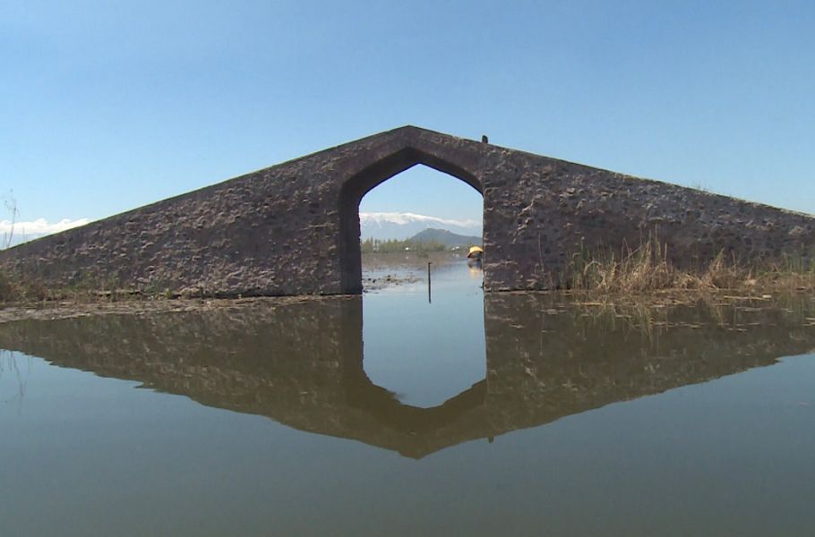 Kashmir’s Mughal-era camelback-shaped bridge restored to its glory