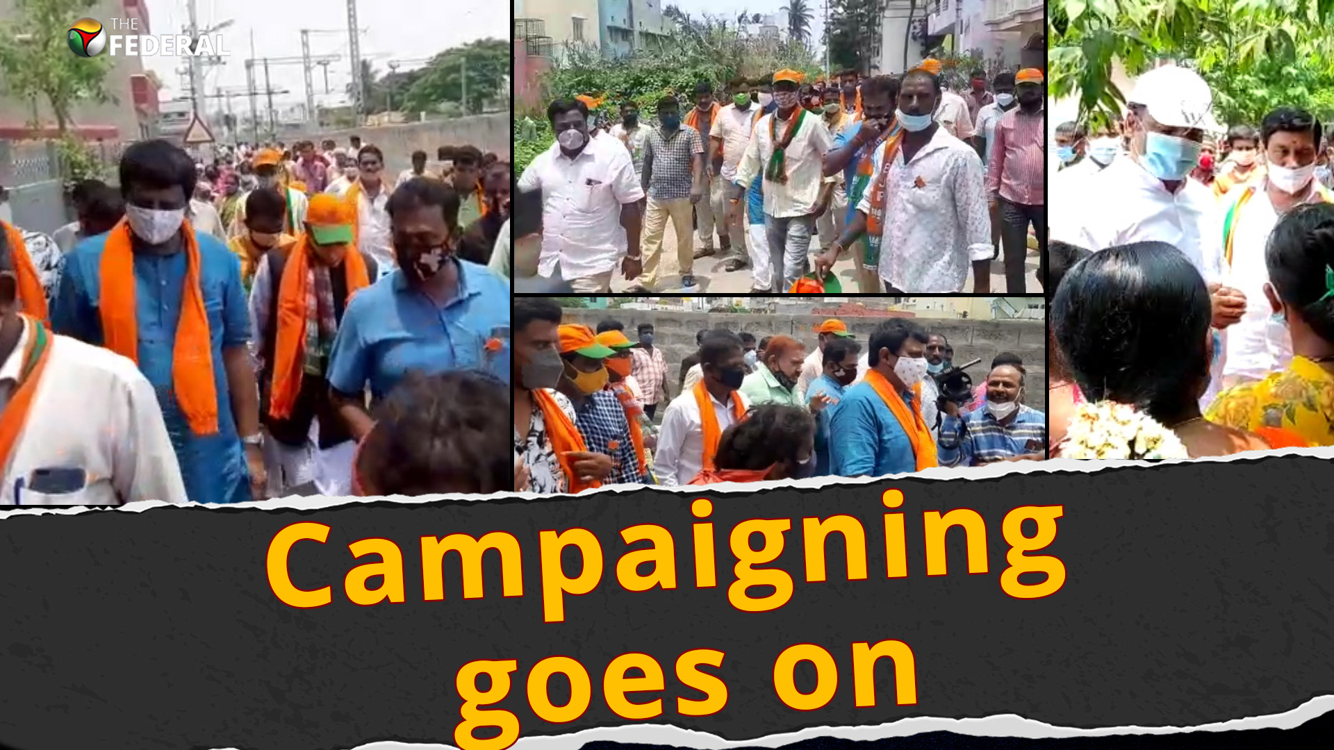 Karnataka local body poll campaigning continues despite raging COVID