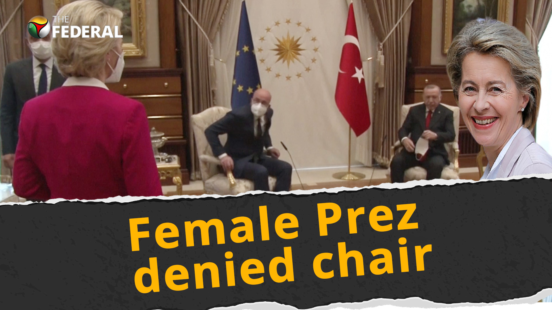 European Commission’s female Prez left without chair at meeting with Erdogan