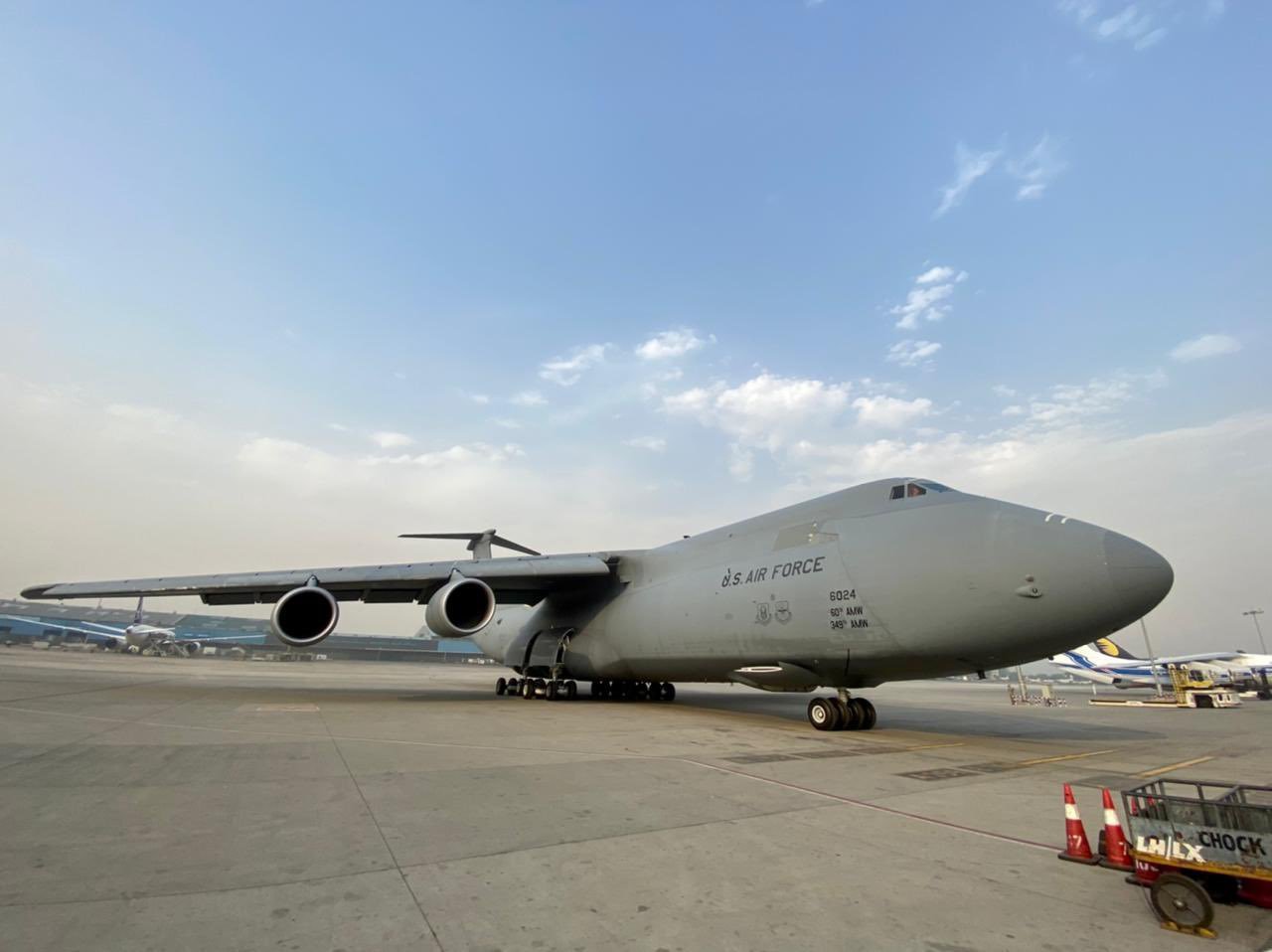 First US emergency consignment of COVID aid lands in Delhi