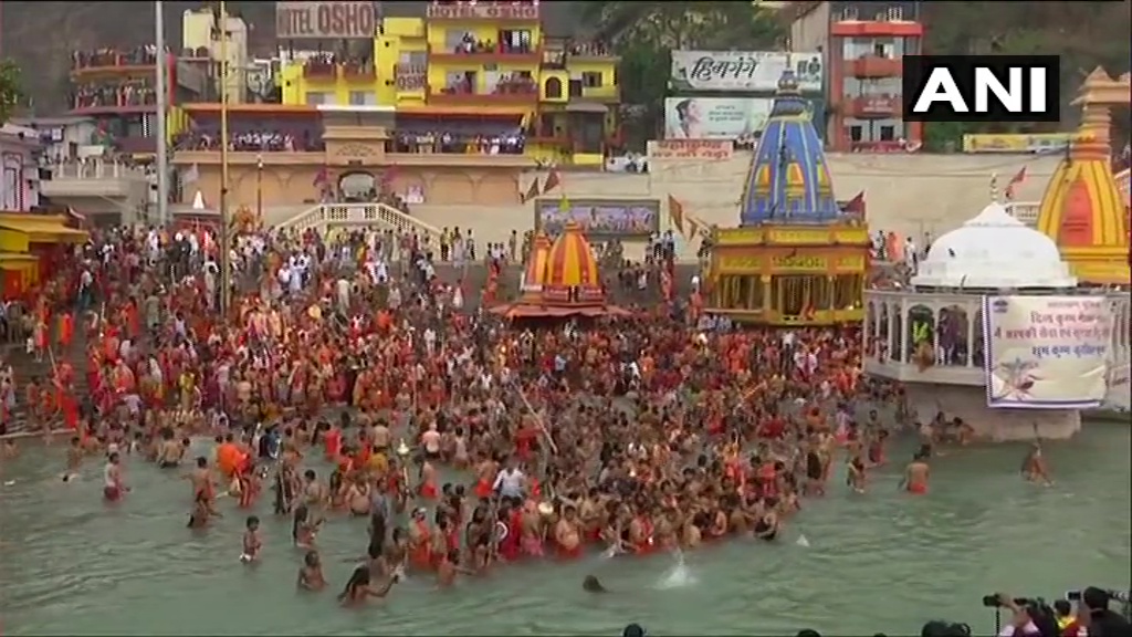 Akhara in Haridwar imposes ban on devotees wearing indecent clothes