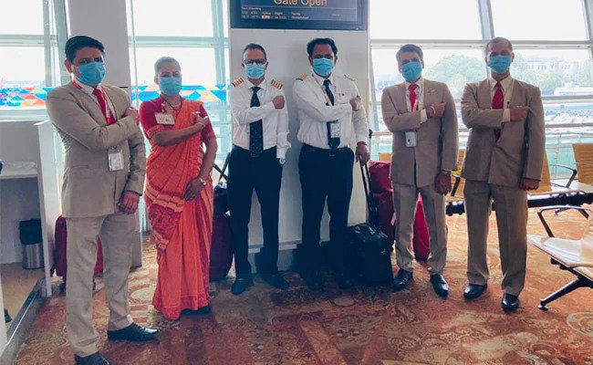 India’s first fully-vaccinated international flight takes off for Dubai