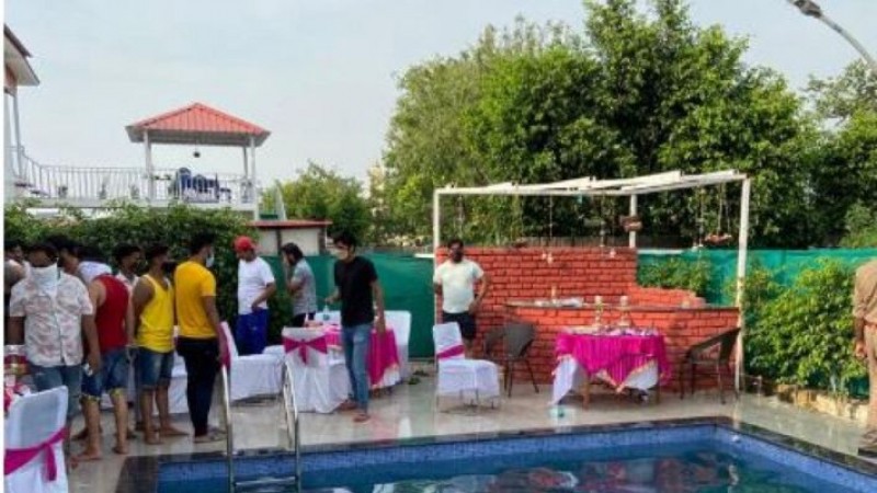 61 people arrested from Noida pool party for violating COVID-19 norms