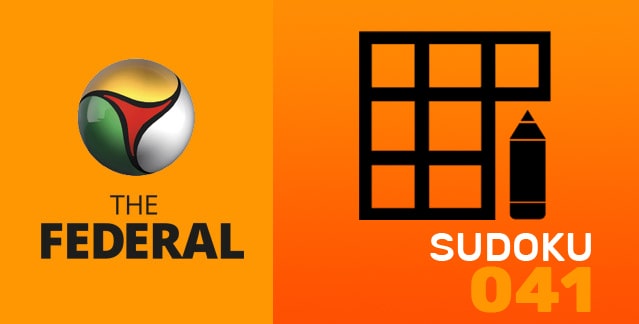 The Federal Sudoku: 041