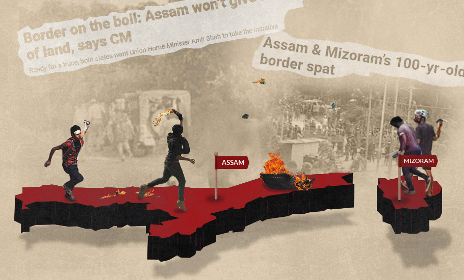 Assam-Mizoram border clash tatters BJP’s unity bid in Northeast