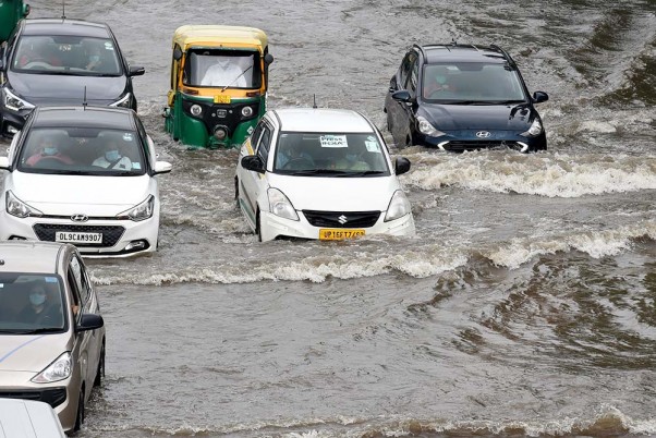 Record rain sends Delhi into familiar mess as water-logging, snarls disrupt movement