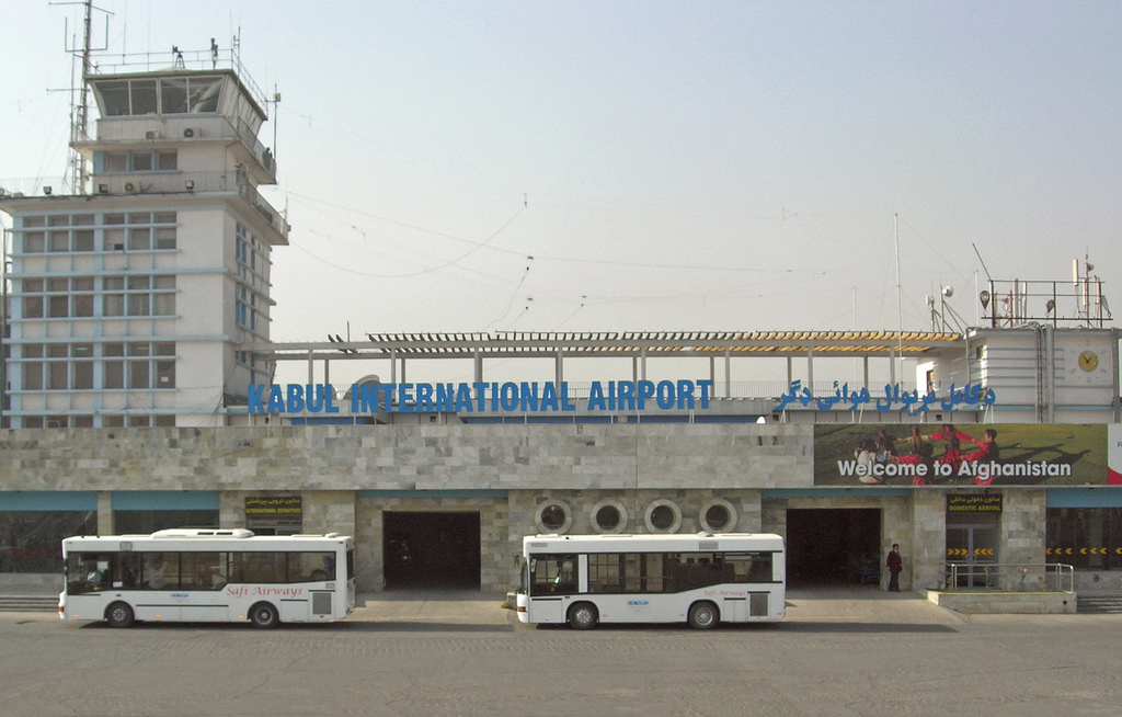 Chaos at Kabul airport as unknown attackers kill Afghan soldier in firefight