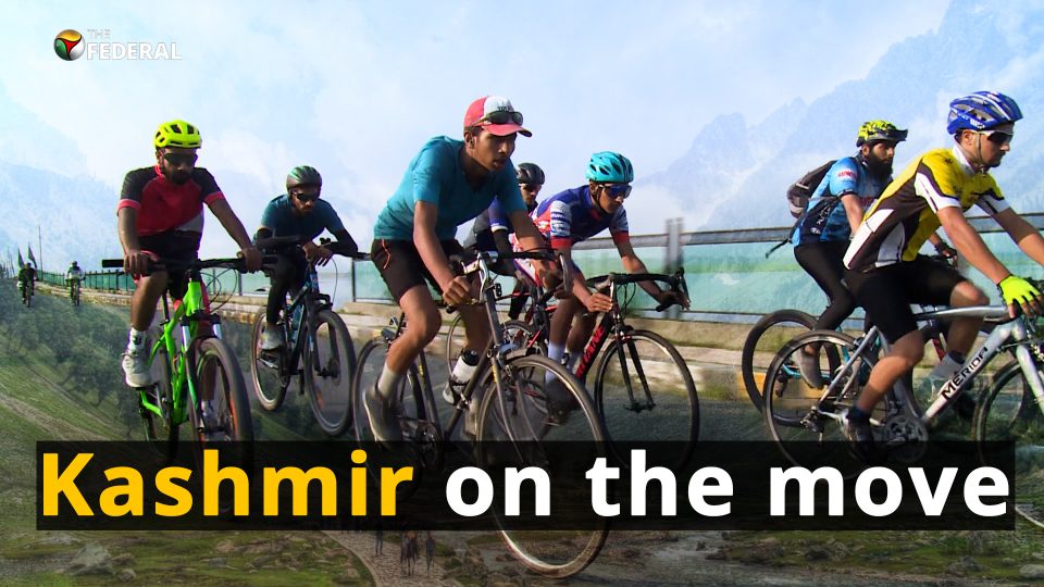 Kashmirs cyclists on the path to fitness, glory
