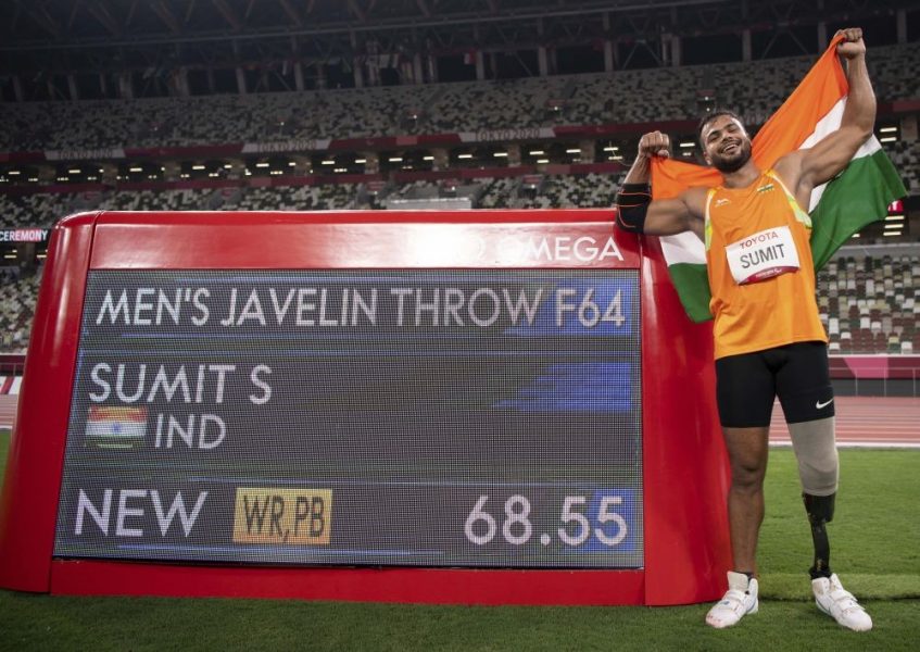 Tokyo Paralympics: Sumit wins gold in javelin throw, sets World Record