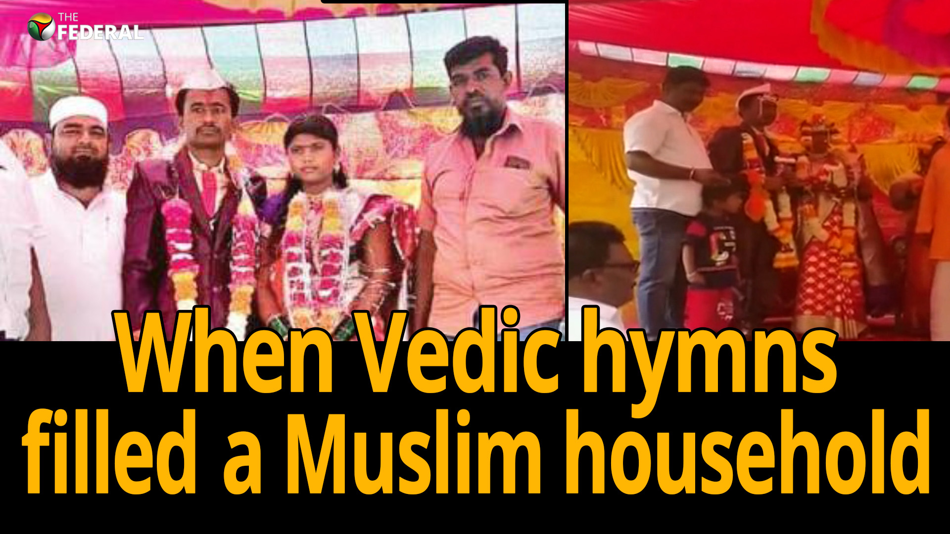 Muslim man marries off foster daughter as per Hindu customs