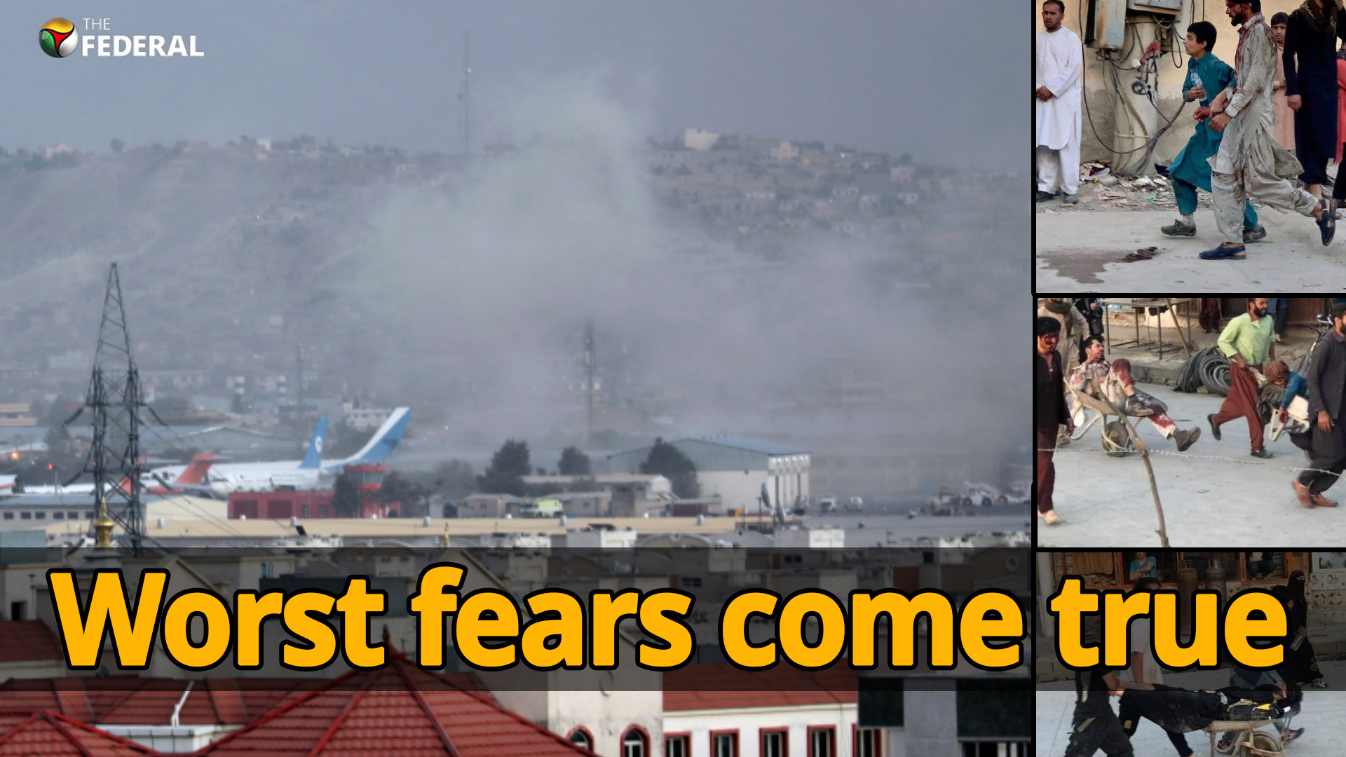 Explosion rocks Kabul airport