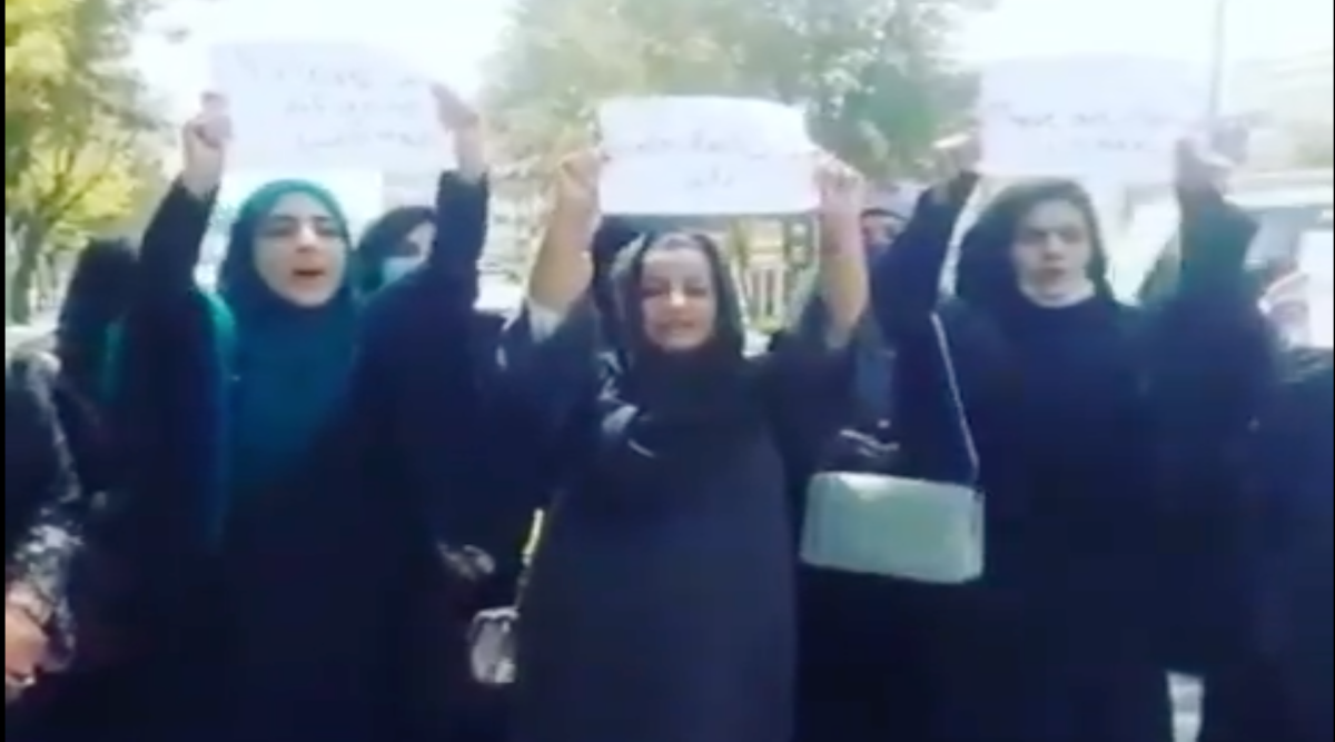 Women take to the streets of Kabul to protest for their rights