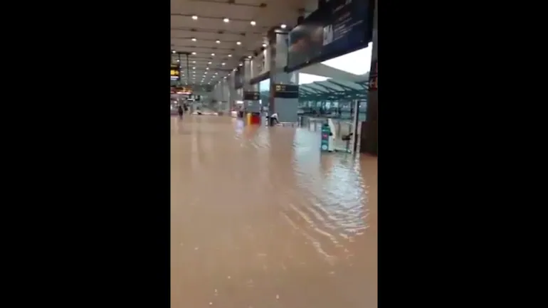 Watch: IGI airport flooded after record rains batter Delhi NCR region