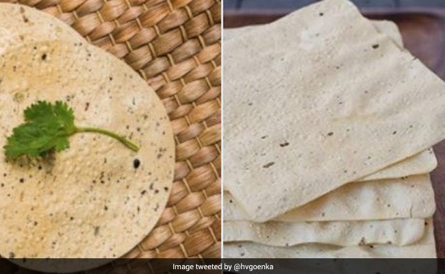 Round or square, papad is exempt from GST, tax agency corrects Harsh Goenka