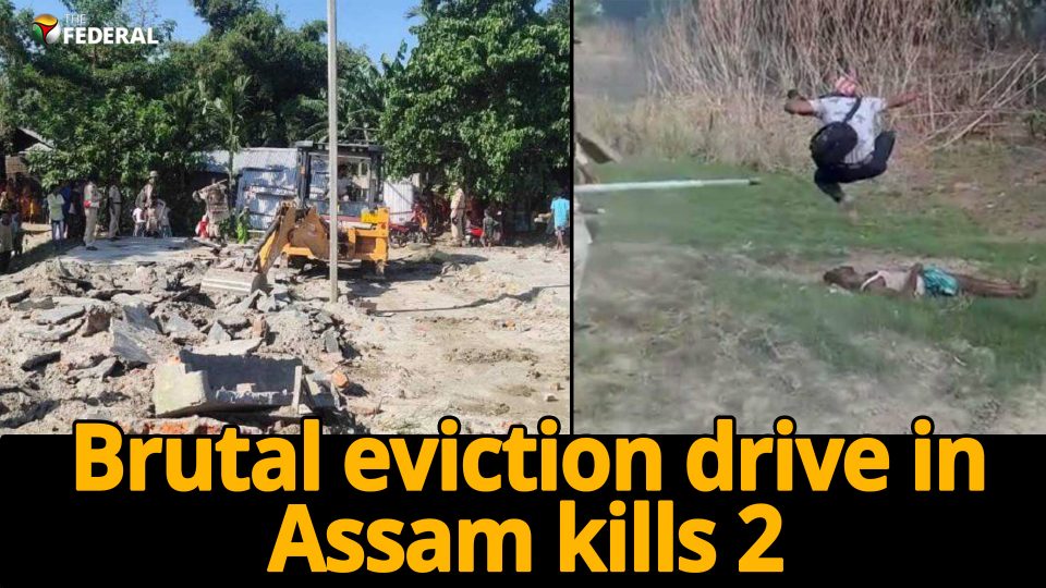 Why is Assam carrying out aggressive eviction drives?