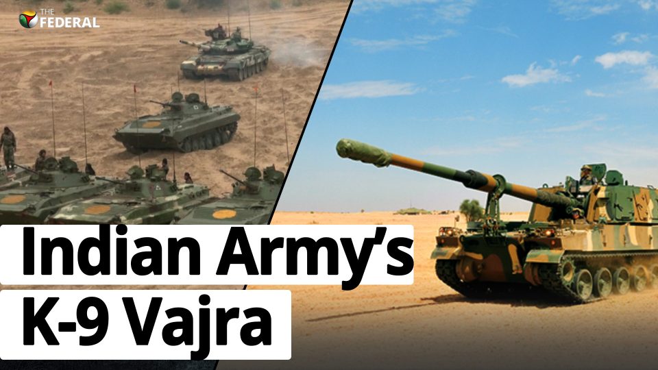 Indian Army tests the made in India K-9 Vajra
