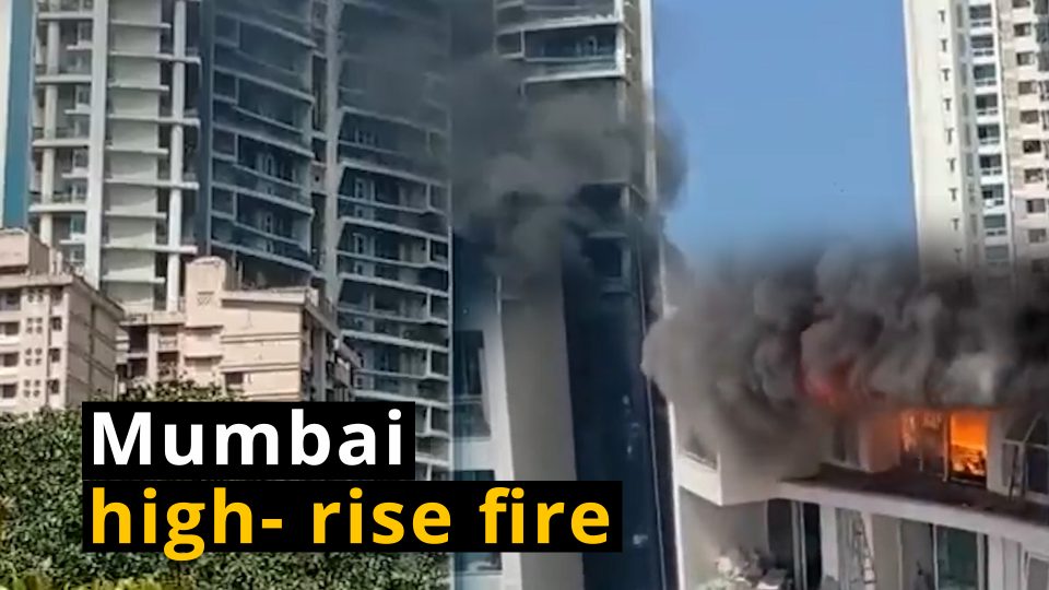 Massive fire breaks out in Mumbai luxury residential tower