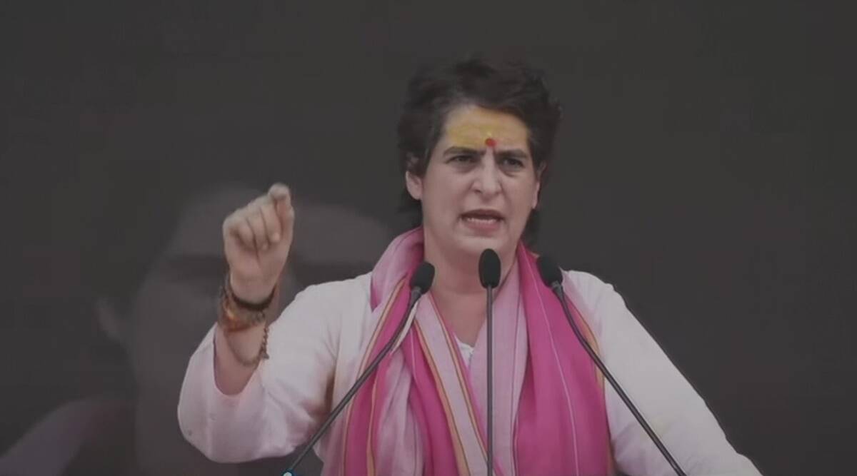 Only two types of people are safe in India, Priyanka tells Kisan Nyay Rally