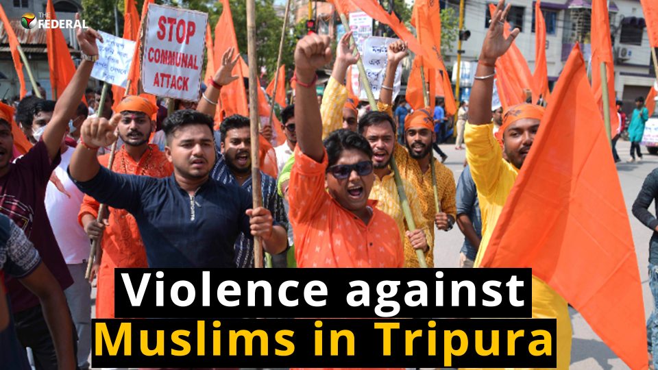 Mosque vandalised in Tripura during VHP rally