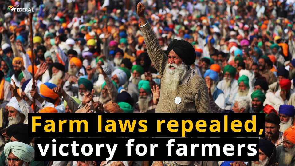 Modi repeals farm laws, farmer leaders skeptical