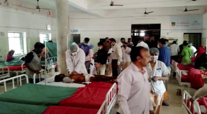 Maharashtra: Fire at district hospital causes death of 10 COVID patients