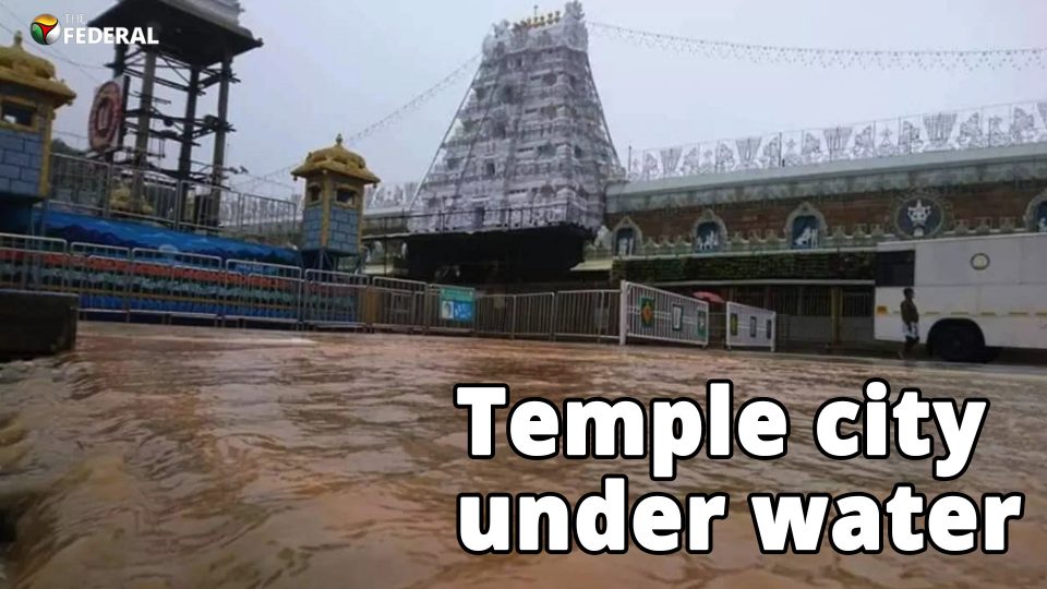Rains lash Andhra Pradesh, Tirupati left waterlogged