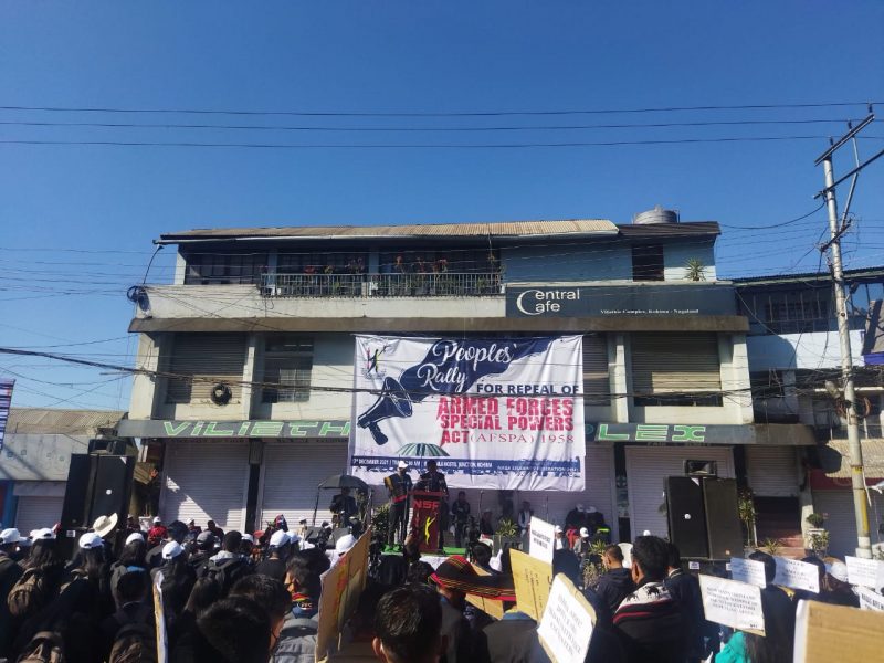 Naga protest