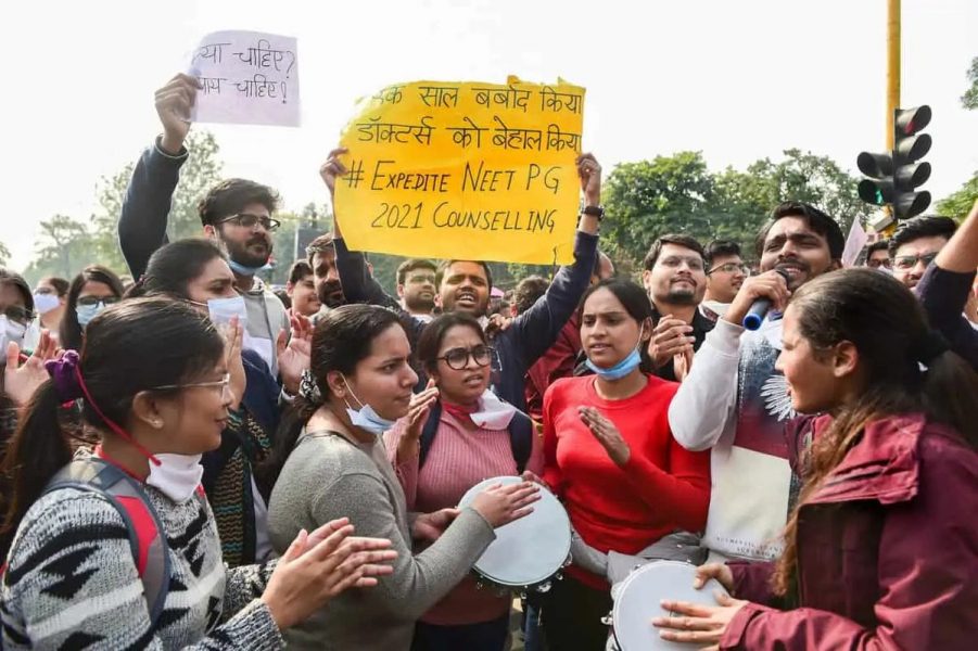 Resident doctors withdraw strike after promise on NEET-PG counselling