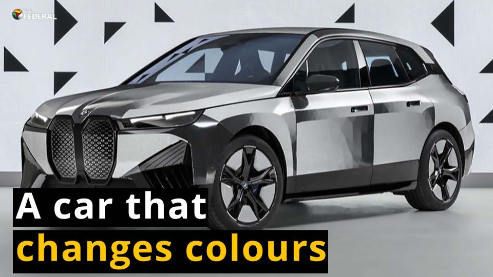 BMW unveils worlds first colour-changing car