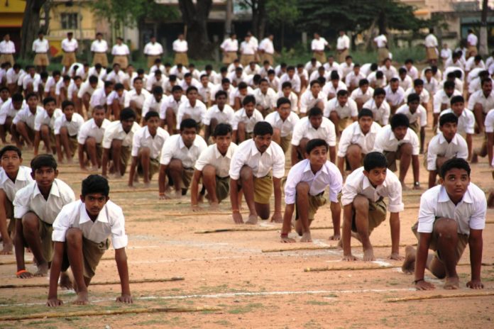 RSS Camp, children, Tamil Nadu,