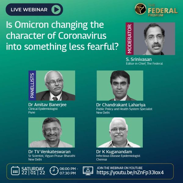 Webinar: Is Omicron changing the character of coronavirus?