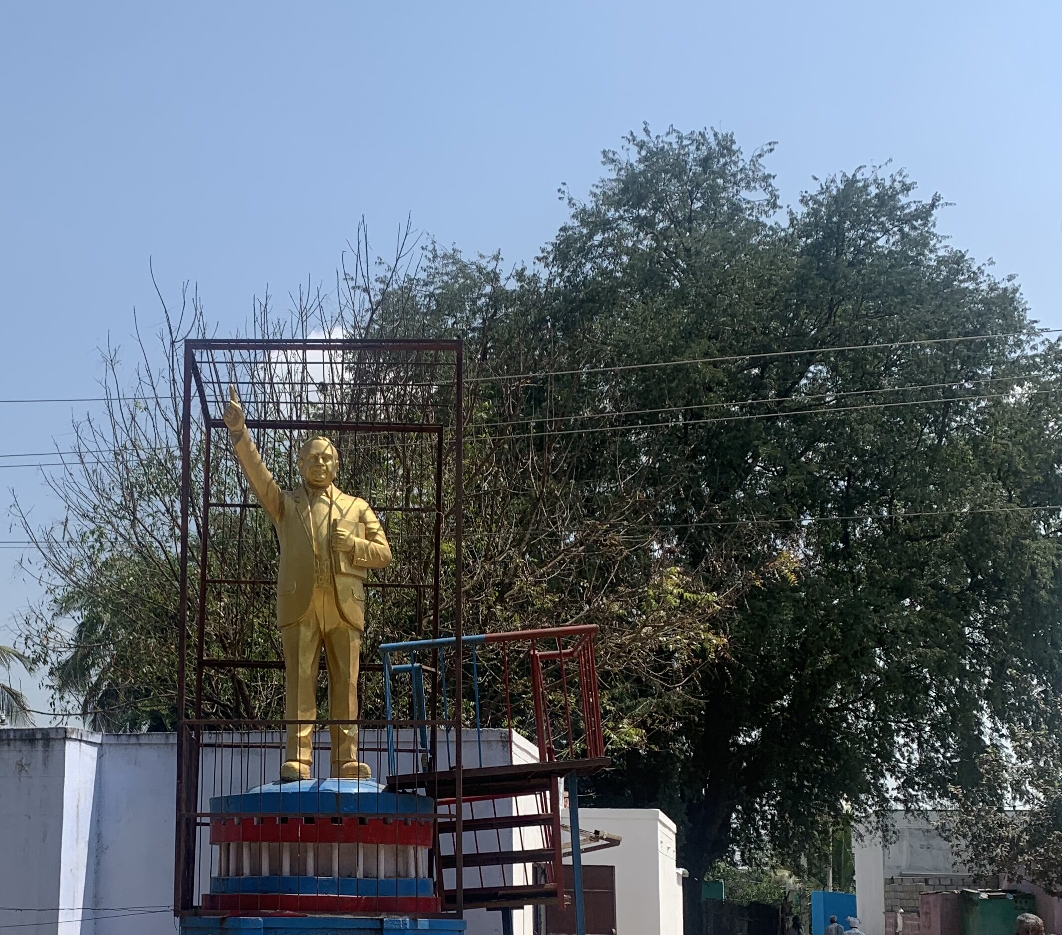 In TN, Ambedkar is caged for his own safety