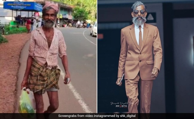 Kerala labourer turns into a swanky model, video of makeover goes viral