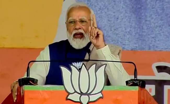 At UP rally, Modi accuses opposition of being soft on terror