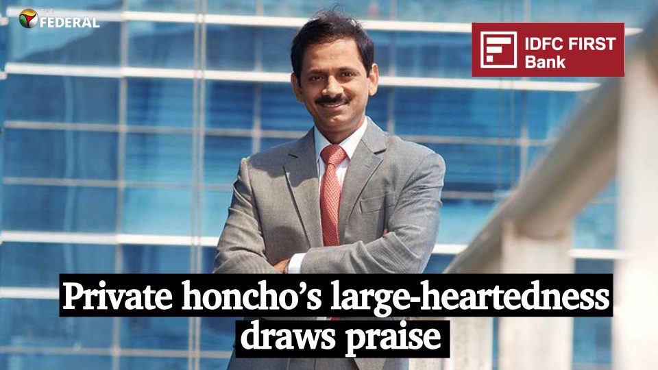IDFC First Bank CEO gifts shares worth ₹4.83 crore to staff