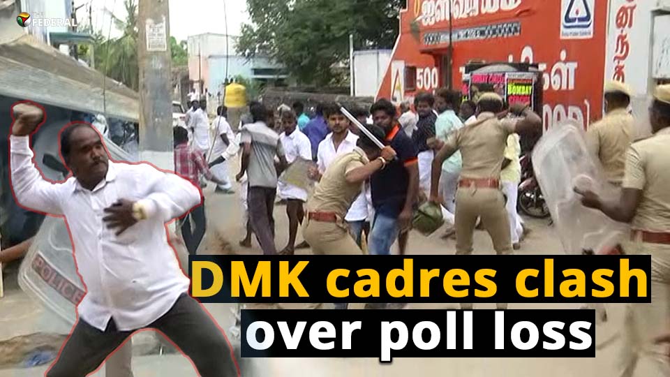DMK cadres clash with cops as AIADMK leader wins in Pudukkottai