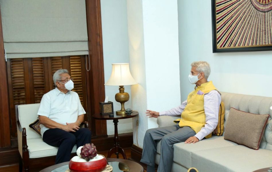 Jaishankar calls on Lankan Prez, PM, assures them of Indias cooperation in crisis