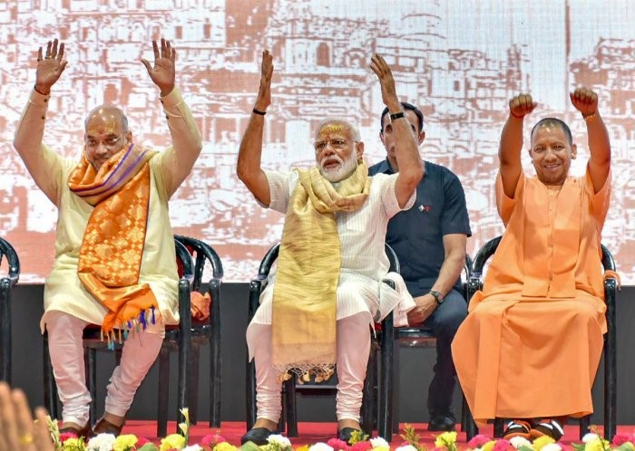 BJPs two most powerful leaders caught in a tense power triangle