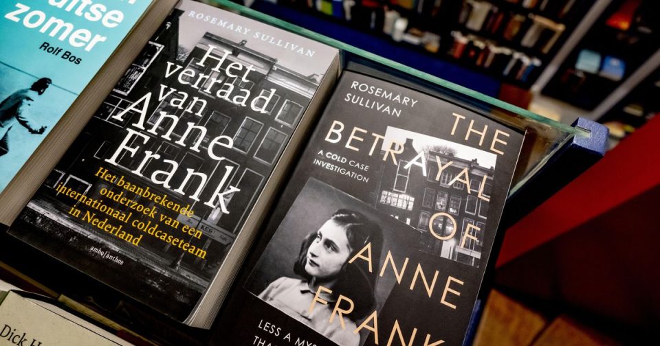 Dutch publisher pulls book on Anne Franks betrayal after criticisms