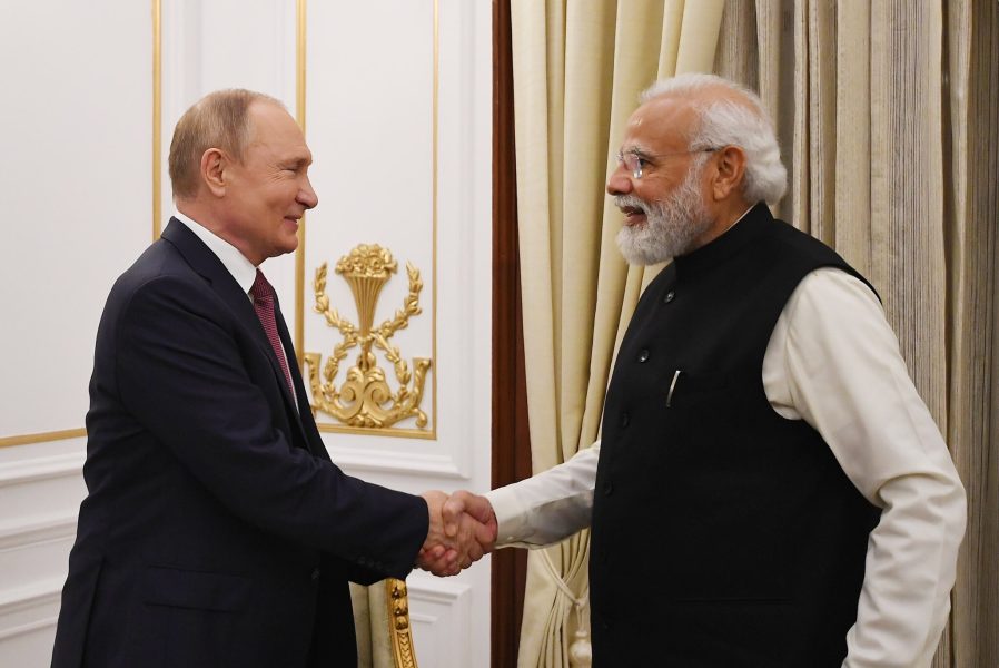 Modi with Putin