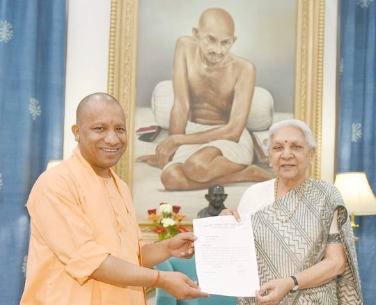Yogi Adityanath takes oath as Uttar Pradesh CM for record second term