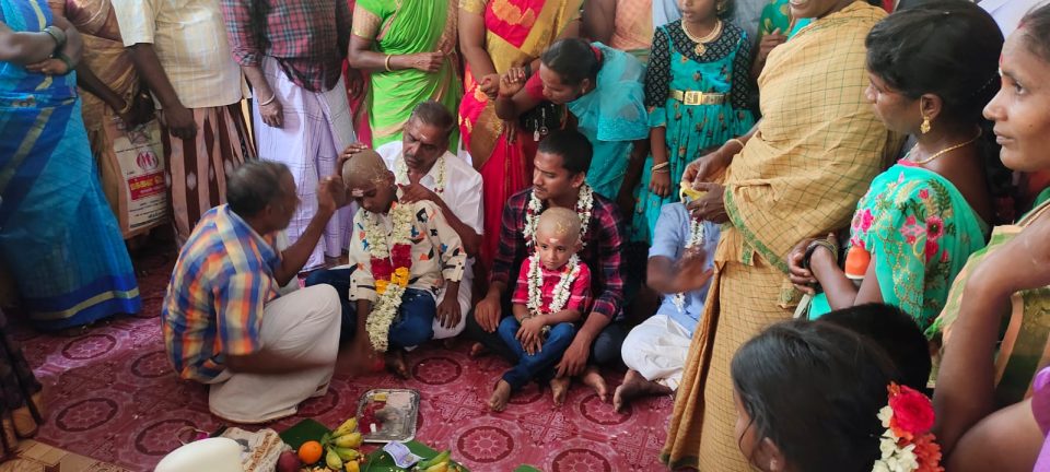 An ear-piercing ceremony with a strong message on organic farming
