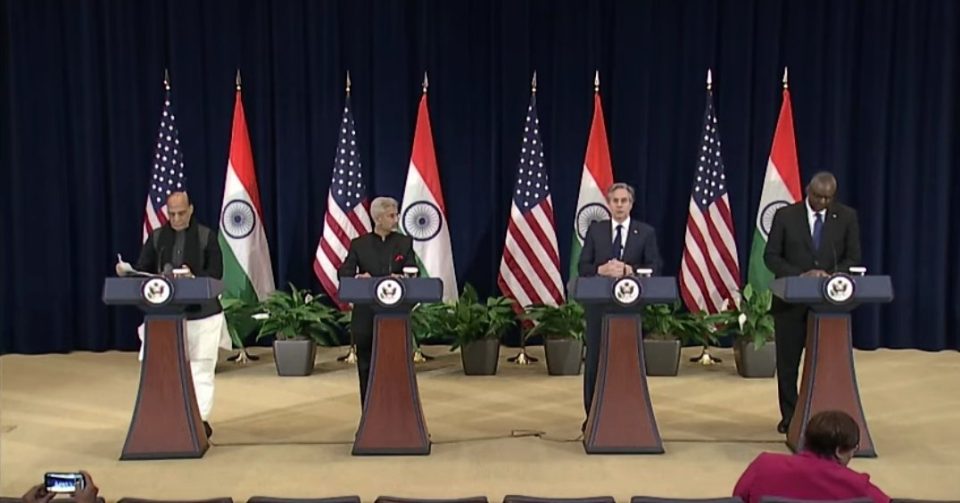 India-US 2+2 meet discusses Ukraine war impact on food, energy supply India-US 2+2 meet discusses Ukraine war impact on food, energy supply