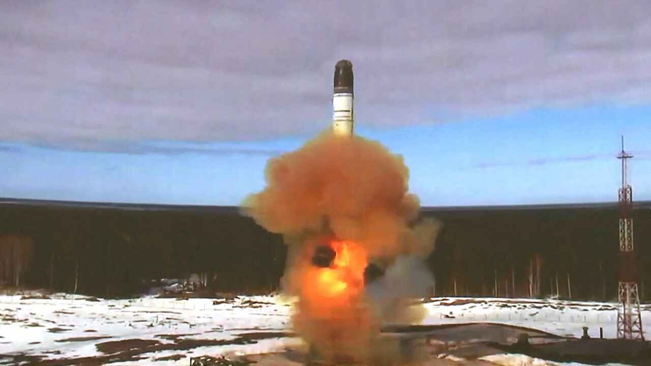Amid Ukraine invasion, Russia tests long-awaited nuclear capable missile Sarmat